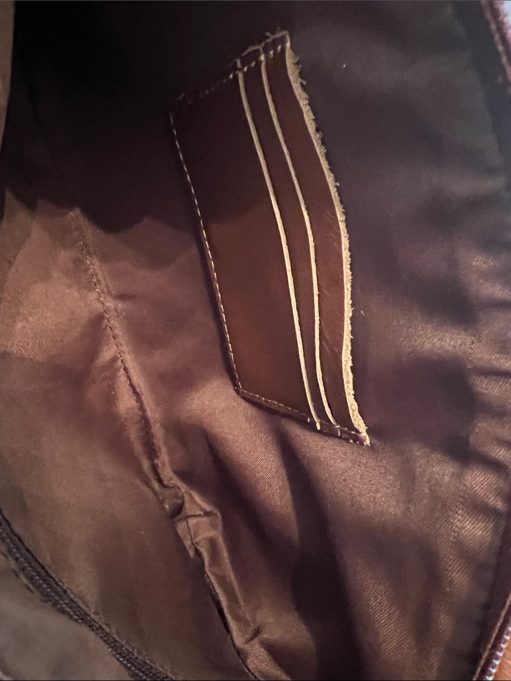 Spotted Cowhide Cosmetic Pouch in White and Brown - Unbranded Leather - Picture 9 of 10